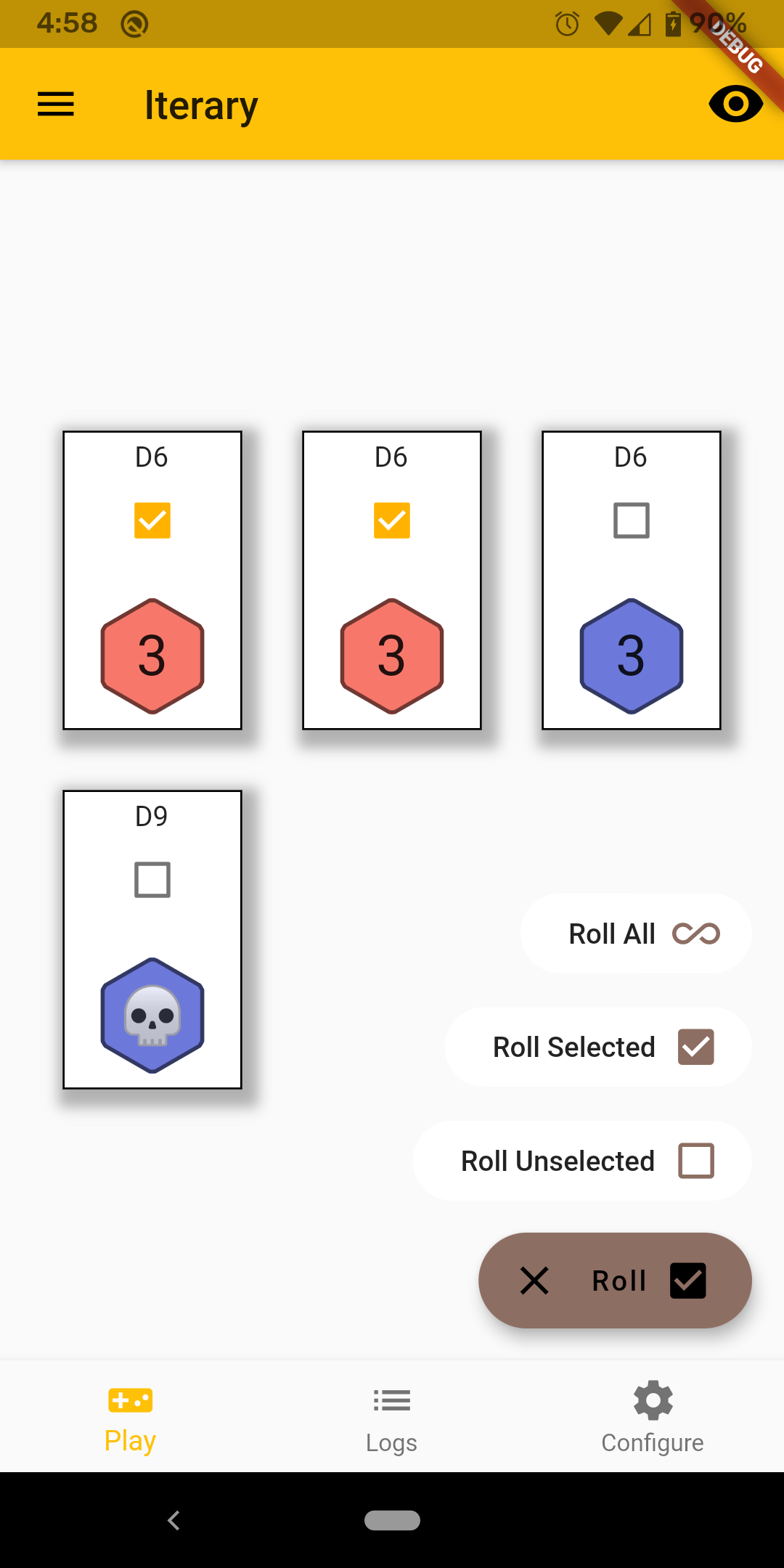 Die Rolling Example